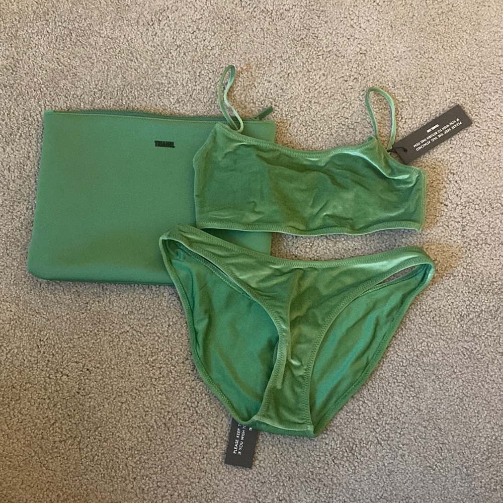 Triangl Swimwear Green Bikini Set